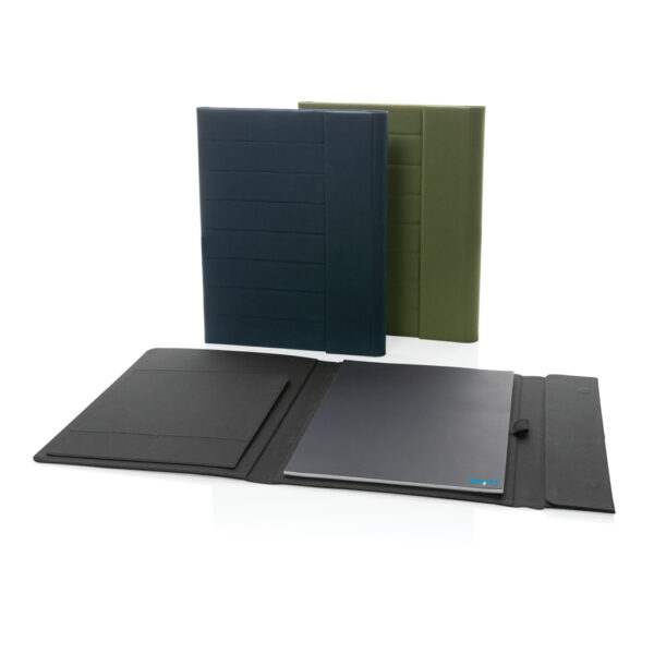 Impact Aware? A4 portfolio with magnetic closure - Black