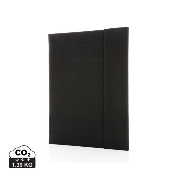 Impact Aware? A4 portfolio with magnetic closure - Black