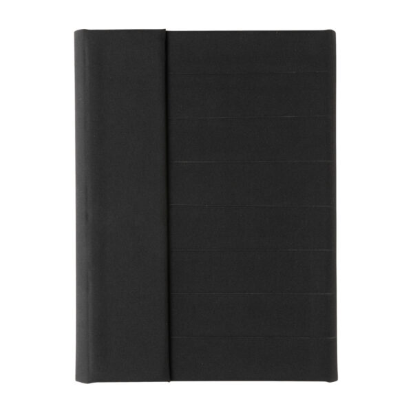 Impact Aware? A5 notebook with magnetic closure - Black