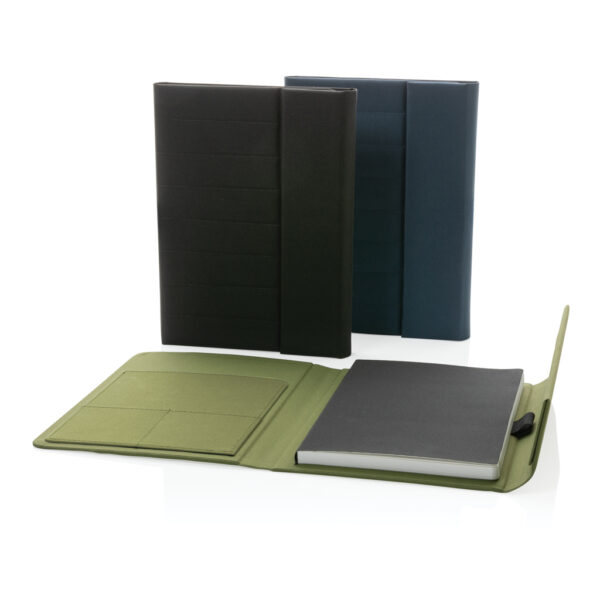 Impact Aware? A5 notebook with magnetic closure - Black