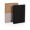 Impact Aware? A5 notebook with magnetic closure - Black