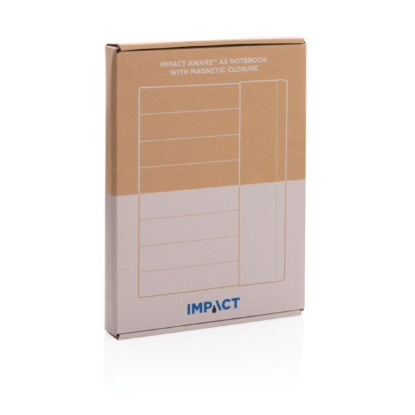 Impact Aware? A5 notebook with magnetic closure - Black