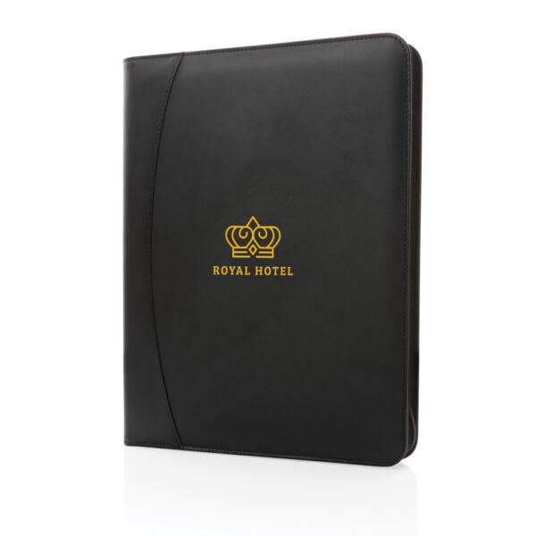 RCS rPU deluxe tech portfolio with zipper - Office Supplies