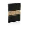 GRS certified RPET A5 notebook - Black