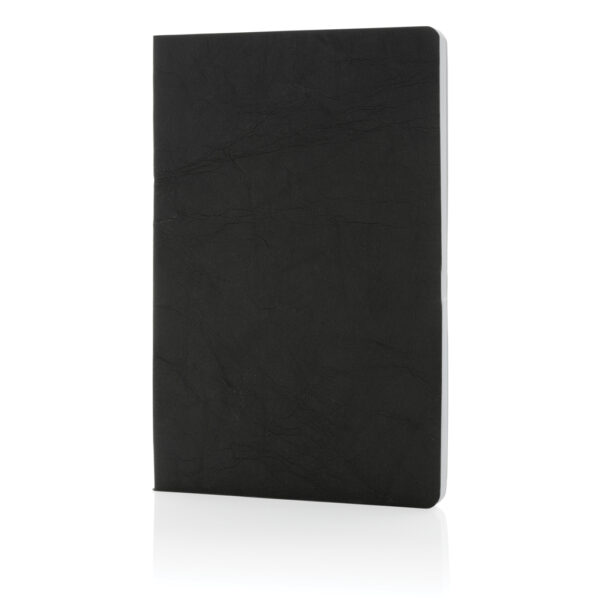 Salton A5 GRS certified recycled paper notebook - Black