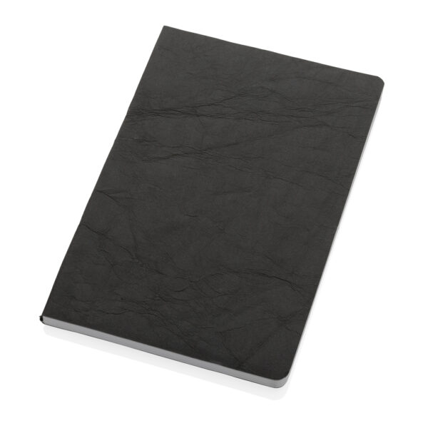 Salton A5 GRS certified recycled paper notebook - Black