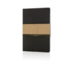 Salton A5 GRS certified recycled paper notebook - Black