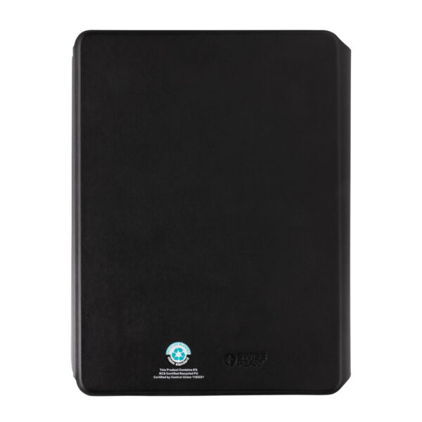 Swiss Peak RCS rePU notebook with 2-in-1 wireless charger - Notebooks