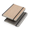 Treeline A5 wooden cover deluxe notebook - Grey