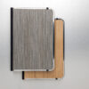 Treeline A5 wooden cover deluxe notebook - Grey