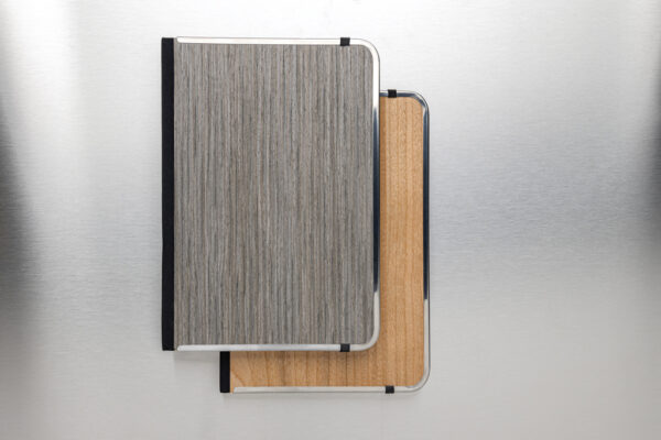 Treeline A5 wooden cover deluxe notebook - Grey