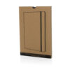 Craftstone A5 recycled kraft and stonepaper notebook - Black