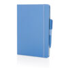 Sam A5 RCS certified bonded leather classic notebook - Sky Blue