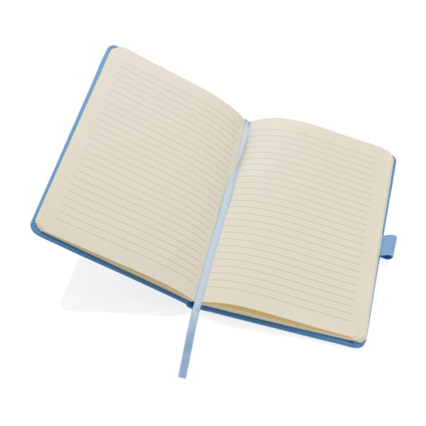 Sam A5 RCS certified bonded leather classic notebook - Sky Blue