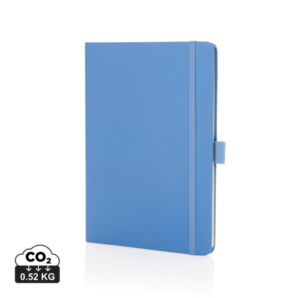 Sam A5 RCS certified bonded leather classic notebook - Sky Blue