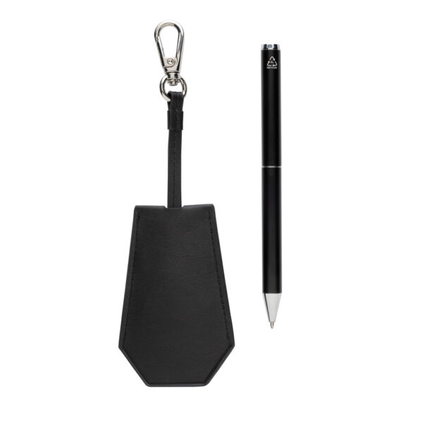 SP Tula RCS certified recycled PU key holder and pen set - Pens