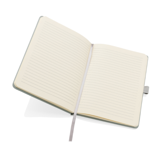 Sam A5 RCS certified bonded leather classic notebook - Iceberg Green