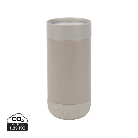 VINGA Erie RCS recycled SS push mug 350 ML - Grey