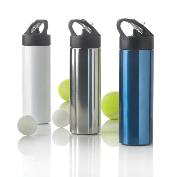 Sport bottle with straw - White - Water Bottles