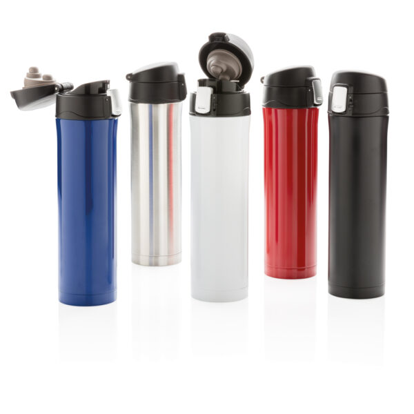 Easy lock vacuum flask - Silver