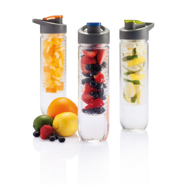 Water bottle with infuser - Blue