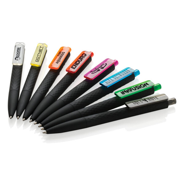 X3 black smooth touch pen - Transparent