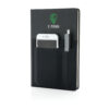 A5 Deluxe notebook with smart pockets - Black