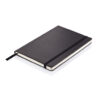 Deluxe hardcover PU A5 notebook - Black