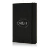 Deluxe hardcover PU A5 notebook - Black