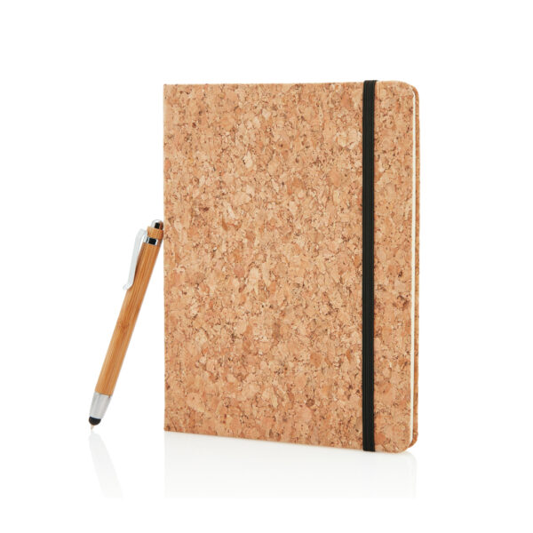 A5 notebook with bamboo pen including stylus - Notebooks