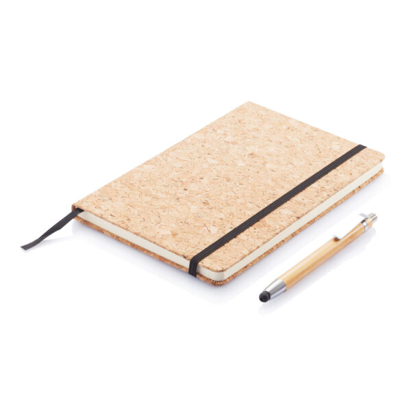 A5 notebook with bamboo pen including stylus - Notebooks