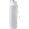 Bottle with Time Markings - White Black Blue  - Sustainable products, Water Bottles