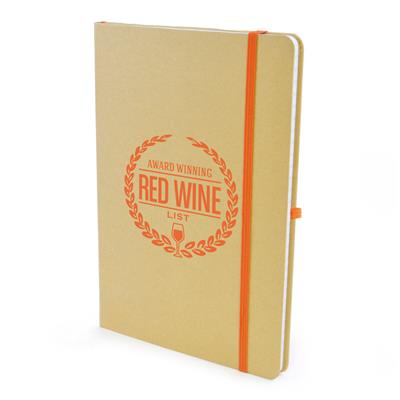 A5 Natural Nebraska Recycled Notebook - Amber Dark Green Purple White Red Blue Black  - Express Range, Notebooks, Office