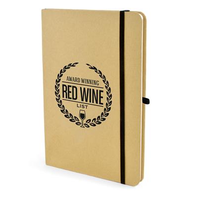 A5 Natural Nebraska Recycled Notebook - Amber Dark Green Purple White Red Blue Black  - Express Range, Notebooks, Office