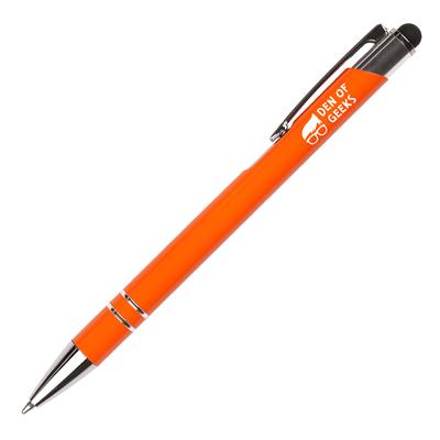 Beck Stylus Plus Ball Pen - Amber Blue Dark Blue Green Purple Red White Black Silver  - Express Range, Office, Pens