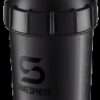 Protein Shaker Bottle - Frosted Black Glossy Black Matt Black Metallic Cyan Rose Gold  - Drinkware, Wellness & Wellbeing