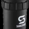 Protein Shaker Bottle - Frosted Black Glossy Black Matt Black Metallic Cyan Rose Gold  - Drinkware, Wellness & Wellbeing