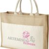 Cotton pocket jute tote bag - All Products, Bags & Travel, Tote Bags