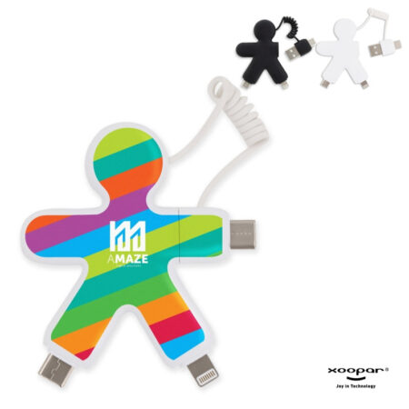 RECYCLED GRS CHARGING CABLE - White