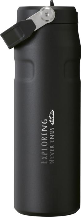 Stanley IceFlow™ 2.0 700 ml water bottle with flip straw - Solid Black Stanley IceFlow™ 2.0 700 ml water bottle with flip straw - Solid Black