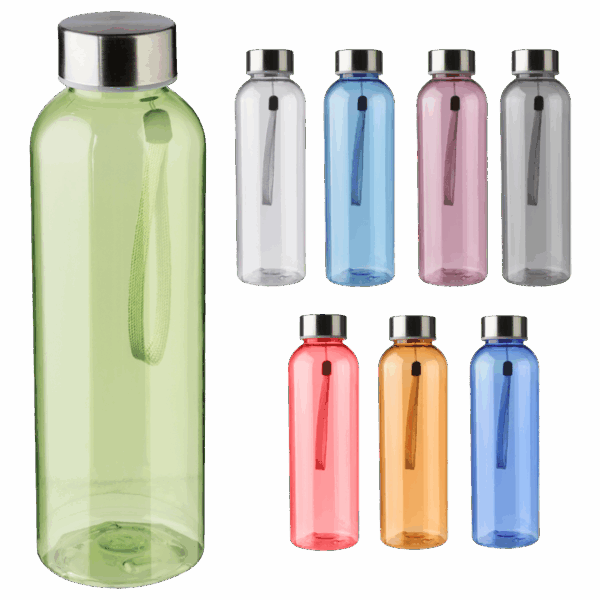 RPET water bottle 500ml - Orange