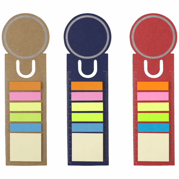 Bookmark with sticky notes - Red Blue Brown - Accessories, Express Range, Office Bookmark with sticky notes - Red Blue Brown - Accessories, Express Range, Office