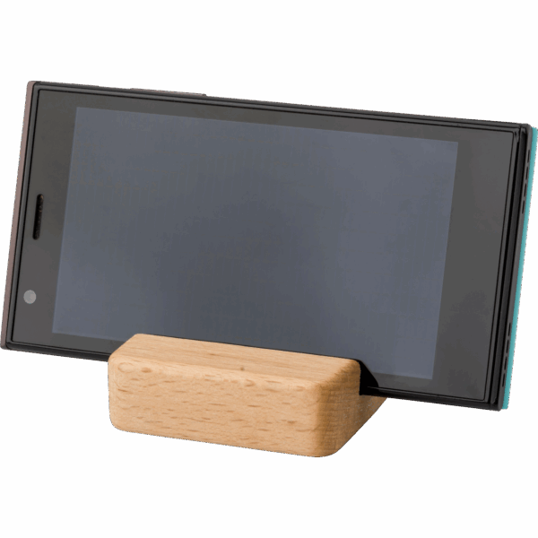 Beech wood phone holder - Events Beech wood phone holder - Events