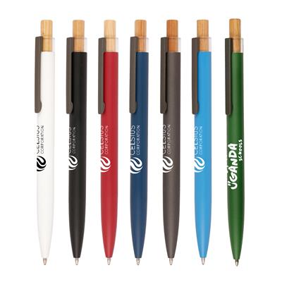 Refresh Recycled Ball Pen - White Black Cyan Dark Blue Grey Green Red  - Express Range, Office, Pens